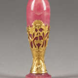A FINE GOLD AND RHODONITE HAND SEAL WITH THE MONOGRAM OF - фото 1