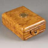 A BIRCH WOOD CASE WITH GOLD ROUBLE Russian, circa 1900 O - photo 1