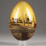 A PAPIERMACHÉ AND LACQUER EGG SHOWING THE DESCENT INTO H - photo 2