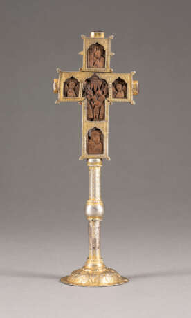 A DATED SILVER-MOUNTED CRUCIFIX Mount Athos, dated 1771 - Foto 2