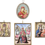 A COLLECTION OF NINE ENAMEL ICONS (FINIFTI) SHOWING IMAG - фото 2