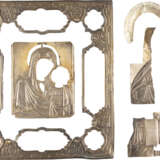 A SILVER BASMA, A SILVER OKLAD OF AN ICON SHOWING THE KA - фото 1