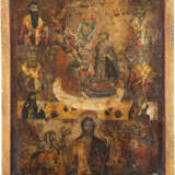 A LARGE ICON SHOWING THE MOTHER OF GOD 'THE UNFADING ROS - фото 1