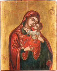 AN ICON SHOWING THE SWEET-KISSING MOTHER OF GOD Veneto-C