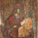 A SMALL ICON SHOWING THE HODIGITRIA MOTHER OF GOD Greek, - photo 1