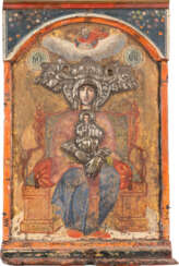 A LARGE DATED CENTRAL PANEL OF A TRIPTYCH SHOWING THE EN