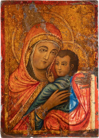 A LARGE ICON SHOWING THE MOTHER OF GOD UMILENIE Balkan, - фото 1