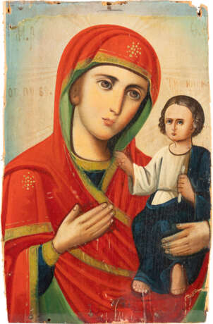 TWO ICONS SHOWING IMAGES OF THE MOTHER OF GOD Ukraine/Ba - фото 2