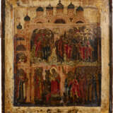 AN ICON SHOWING THE PROTECTING VEIL OF THE MOTHER OF GOD - photo 1