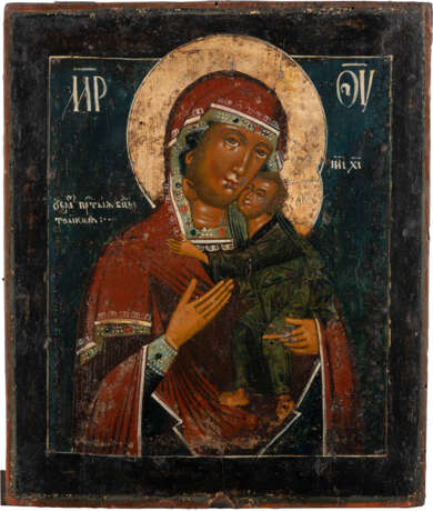 AN ICON SHOWING THE TOLGSKAYA MOTHER OF GOD Russian, 18t - фото 1