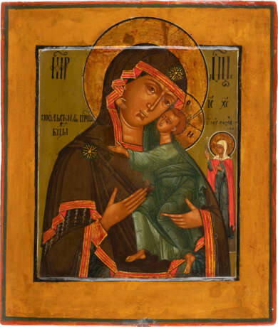 AN ICON SHOWING THE TOLGSKAYA MOTHER OF GOD Russian, 18t - Foto 1