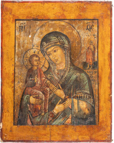 AN ICON SHOWING THE THREE-HANDED MOTHER OF GOD Russian, - Foto 1