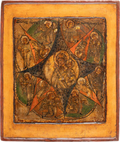 AN ICON SHOWING THE MOTHER OF GOD 'OF THE BURNING BUSH' - Foto 1