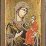 A VERY LARGE ICON SHOWING THE IVERSKAYA MOTHER OF GOD Ru - Foto 1