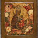 A RARE ICON SHOWING THE MOTHER OF GOD 'THE UNFADING FLOW - photo 1