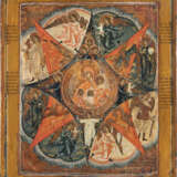 A FINE ICON SHOWING THE MOTHER OF GOD 'OF THE BURNING BU - фото 1