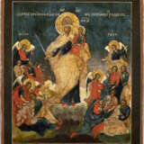 A FINE ICON SHOWING THE MOTHER OF GOD 'JOY TO ALL WHO GR - фото 1