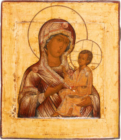 AN ICON SHOWING THE TIKHVINSKAYA MOTHER OF GOD Russian, - фото 1