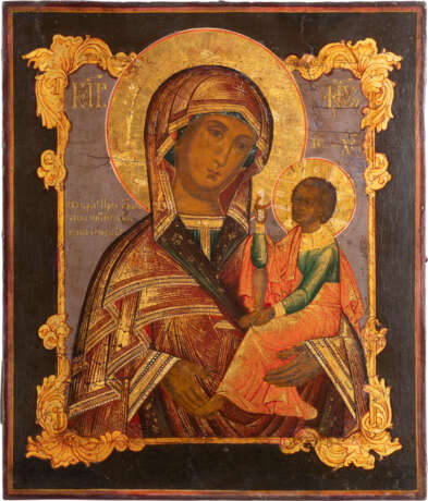 AN ICON SHOWING THE SHUI-SMOLENSKAYA MOTHER OF GOD Russi - фото 1