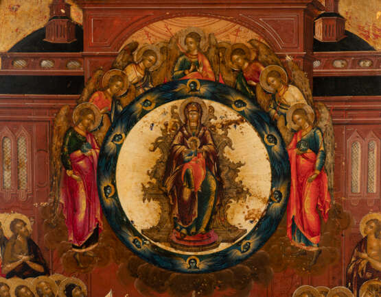 A MONUMENTAL AND FINE ICON SHOWING 'IN THEE REJOICES' WI - photo 2