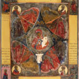 A LARGE ICON SHOWING THE MOTHER OF GOD 'OF THE BURNING B - photo 1