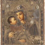 AN ICON SHOWING THE MOTHER OF GOD UMILENIE WITH EMBROIDE - фото 1