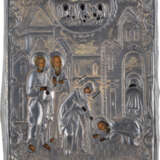 A SMALL DATED ICON SHOWING THE APPEARANCE OF THE MOTHER - Foto 1