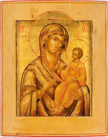 A FINE ICON SHOWING THE IVERSKAYA MOTHER OF GOD Russian, - фото 1