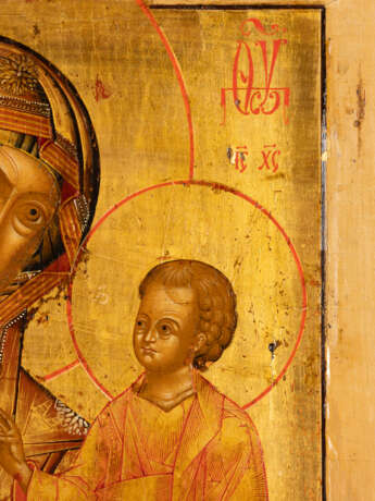A FINE ICON SHOWING THE IVERSKAYA MOTHER OF GOD Russian, - фото 3