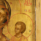 A FINE ICON SHOWING THE IVERSKAYA MOTHER OF GOD Russian, - Foto 3