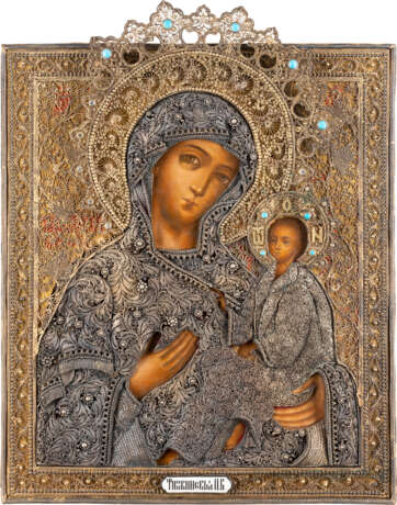 A VERY LARGE ICON SHOWING THE TIKHVINSKAYA MOTHER OF GOD - photo 1
