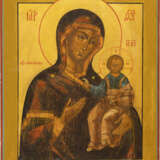 A LARGE ICON SHOWING THE SMOLENSKAYA MOTHER OF GOD Russi - Foto 1