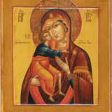 AN ICON SHOWING THE FEODOROVSKAYA MOTHER OF GOD Russian, - Foto 1