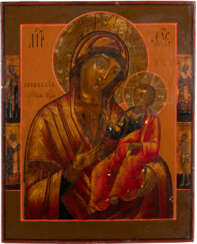 AN ICON SHOWING THE IVERSKAYA MOTHER OF GOD Russian, ear