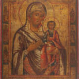 A LARGE ICON SHOWING THE SMOLENSKAYA MOTHER OF GOD Russi - фото 1