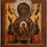 AN ICON SHOWING THE MOTHER OF GOD OF THE SIGN Russian, 1 - фото 1