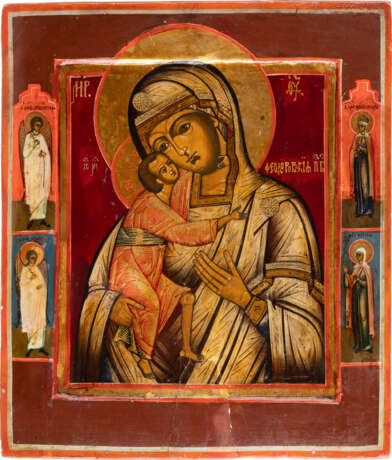 AN ICON SHOWING THE FEODOROVSKAYA MOTHER OF GOD Russian, - photo 1
