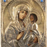 A SMALL ICON SHOWING THE IVERSKAYA MOTHER OF GOD WITH A - фото 1