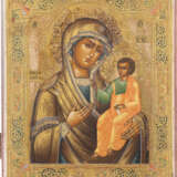 AN ICON SHOWING THE IVERSKAYA MOTHER OF GOD Russian, lat - фото 1