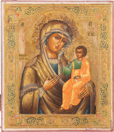 AN ICON SHOWING THE IVERSKAYA MOTHER OF GOD Russian, lat - фото 1