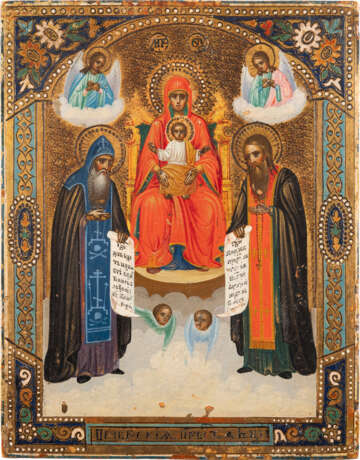 SIX ICONS: AN ICON SHOWING THE MOTHER OF GOD OF THE KIEV - photo 2