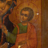 A VERY FINE ICON SHOWING THE IVERSKAYA MOTHER OF GOD WIT - photo 3