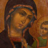 A VERY FINE ICON SHOWING THE IVERSKAYA MOTHER OF GOD WIT - photo 4