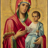 A MONUMENTAL DATED ICON SHOWING THE IVERSKAYA MOTHER OF - photo 1