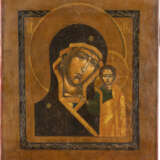 AN ICON SHOWING THE KAZANSKAYA MOTHER OF GOD Russian, 19 - photo 1