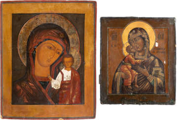 TWO ICONS: THE FEODOROVSKAYA MOTHER OF GOD AND A LARGE I