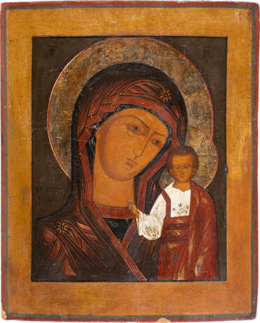 TWO ICONS: THE FEODOROVSKAYA MOTHER OF GOD AND A LARGE I - photo 2
