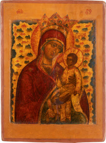 A LARGE ICON SHOWING THE MOTHER OF GOD 20th century Temp - photo 1