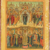 A LARGE ICON SHOWING THE PROTECTING VEIL OF THE MOTHER O - Foto 1