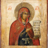 A LARGE ICON SHOWING THE MOTHER OF GOD FROM A DEISIS Russia - фото 1
